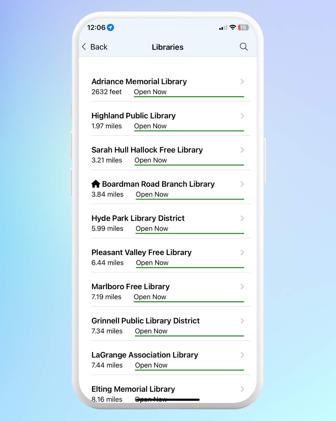 Mid-Hudson Libraries app libraries locations