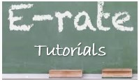 Chalk Board with the words Erate tutorials