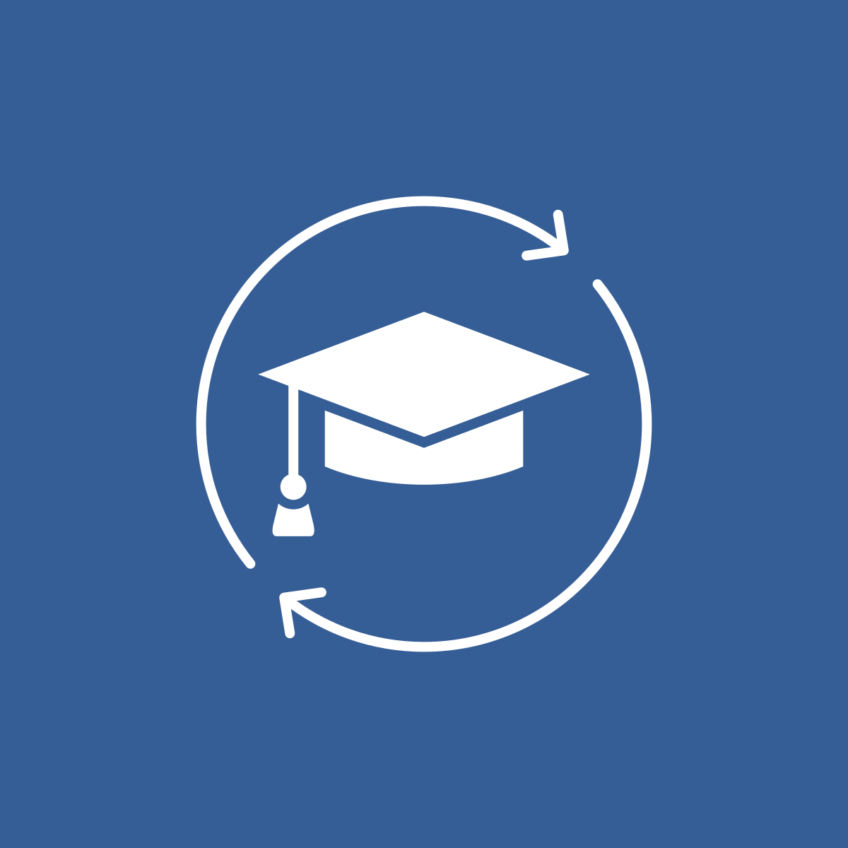 icon representing continuing education
