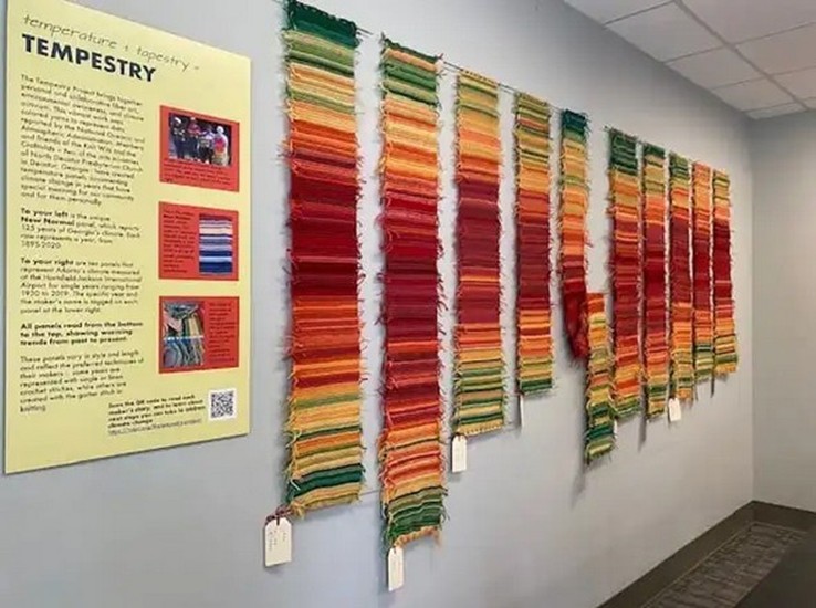 MHLS Tempesty project on display.