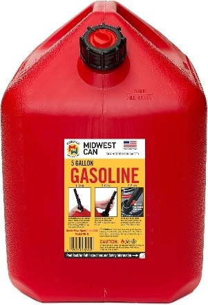 red gas can